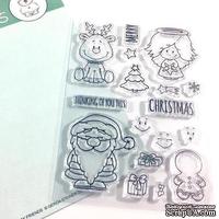 Набор штампов Gerda Steiner - Holiday Friends 4x6 Clear Stamp Set - ScrapUA.com