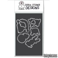 Набор лезвий Gerda Steiner Designs - Peeking Friends 4x6 Die Set - ScrapUA.com