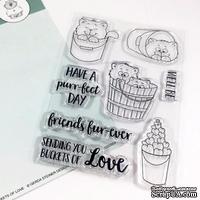 Набор штампов Gerda Steiner - Buckets of Love 4x6 Clear Stamp Set - ScrapUA.com