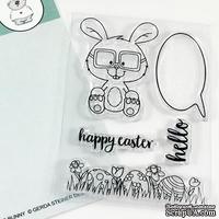 Набор штампов Gerda Steiner - Nerdy Easter Bunny 3x4 Clear Stamp Set - ScrapUA.com