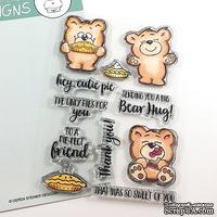 Набор штампов Gerda Steiner - More than Pie with Cute Bear and Pie 4x6 Clear Stamp Set - ScrapUA.com