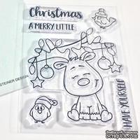 Набор штампов Gerda Steiner - Little Reindeer 3x4 Clear Stamp Set - ScrapUA.com