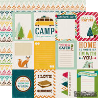 Лист бумаги с набором карточек для журналинга от Echo park - Journaling Card Paper - ScrapUA.com
