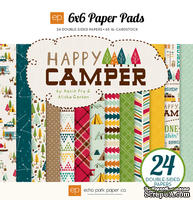 Набор бумаги от Echo Park - &quot;Happy Camper&quot;, 15x15 см, 24 листов - ScrapUA.com