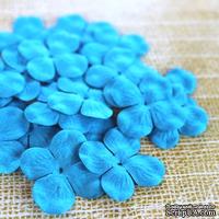Гортензия, цвет: бирюзовый, 3,5 см, 20 шт. - ScrapUA.com
