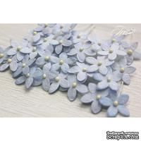 Набор цветов TM Iris - Little flowers синие, 15 мм, 30 шт - ScrapUA.com
