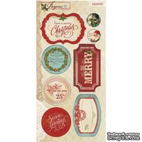 Наклейки My Mind’s Eye - Joyous - Stickers, 8 штук - ScrapUA.com
