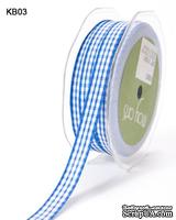 Лента SOLID/CHECK, ширина 9,5 мм, цвет ROYAL BLUE, 90 см