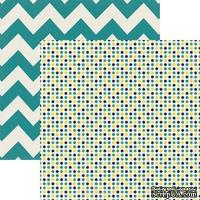 Лист скрапбумаги My Mind&#039;s Eye Multi Dot, 30х30 см, двусторонняя - ScrapUA.com