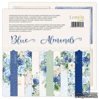 Набір паперу для скрапбукінгу Lemoncraft - Blue Almonds, 15х15 см - ScrapUA.com