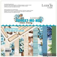 Набір паперу для скрапбукінгу Lemoncraft - Dear Diary - FORGET-ME-NOT, 20.3х20.3 см, елементи для вирізання - ScrapUA.com