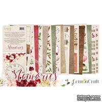 Набір паперу для скрапбукінгу Lemoncraft - Memories, 15.2х30.5 см, елементи для вирізання - ScrapUA.com