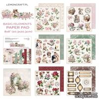 Набір паперу для скрапбукінгу Lemoncraft - Secret Garden Elements, 20.3х20.3 см, елементи для вирізання - ScrapUA.com