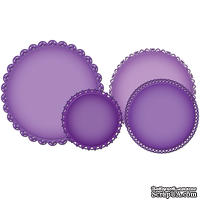 Ножи от Spellbinders - Grand Decorative Circles One, 4 шт, диаметр от 12 до 20 см - ScrapUA.com