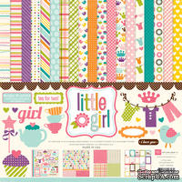 Набор бумаги от Echo Park Paper Co - Little Girl Collection Kit , 30x30 - ScrapUA.com