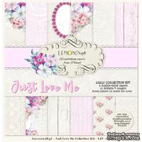 Набор скрапбумаги LemonCraft - Just Love Me, 30х30 см, с бонусом - ScrapUA.com