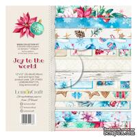 Набор скрапбумаги LemonCraft - Joy to the world, 30.5х30.5 см, двусторонняя - ScrapUA.com