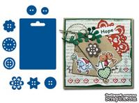 Набор лезвий Marianne Design Creatables - Tag and Buttons - ScrapUA.com