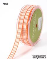 Лента SOLID/CHECK, ширина 9,5мм, цвет ORANGE, 90см