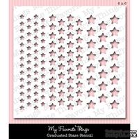 Маска My Favorite Things - Stencil MPD Graduated Stars, 15х15 см