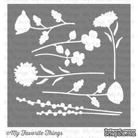 Маска My Favorite Things - Stencil LJD Wildflowers, 15х15 см (MFT-ST-35)