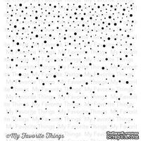 Резиновый штамп My Favorite Things - BG Snowfall Background, с оснасткой (BG26) - ScrapUA.com