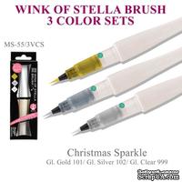 Набор Маркеров от Zig, Wink of Stella, Christmas, 3 шт. - ScrapUA.com