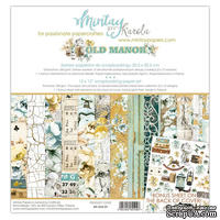 Набор скрапбумаги Mintay Papers by Karola - Old Manor, 30х30 см, 12 листов, двусторонняя