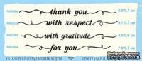 Штампы от Cherrylana - thank you, 8,9х0,7 см - ScrapUA.com