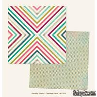 Лист скрапбумаги My Mind&#039;s Eye Pretty &quot;Charmed&quot;, 30х30 см, двусторонняя - ScrapUA.com