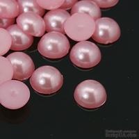 Полужемчужинки PearlPink, 4x2мм, цвет розовый, 50 шт. - ScrapUA.com