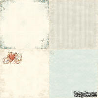 Лист односторонней бумаги от Pion Design - Forget me not - From my Heart II, 30х30 - ScrapUA.com