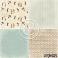 Лист односторонней бумаги от Pion Design - Waiting for Santa II Collection -  Single Sided cardstock  -  6x Winter Play - ScrapUA.com