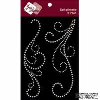 Украшение из жемчуга от Zva Creative - Double Flourishes Pearl (d) - White, цвет белый