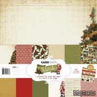 Набір новорічного скраппаперу від Kaisercraft - Yuletide PAPER PACK, 12 л.