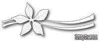 Ножи от Poppystamps - Poinsettia Ribbon craft die - ScrapUA.com