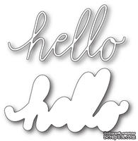 Нож для вырубки от Poppystamps - Big Halo Hello - ScrapUA.com