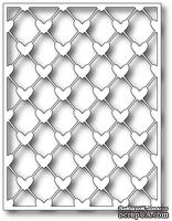 Ножи от Poppystamps -  DIES- Heart Lattice Background   - ScrapUA.com