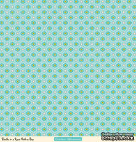 Лист двусторонней скрапбумаги от October Afternoon - “Ducks in a Row” Collection - Peek-a-Boo, 30х30