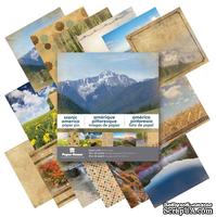 Набор односторонней скрапбумаги от Paper House - Scenic America Paper Pad, 20,3x20,3 см, 48 шт