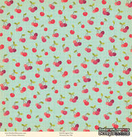Лист двусторонней скрапбумаги от October Afternoon - “Farm Girl” Collection - Patchwork, 30х30