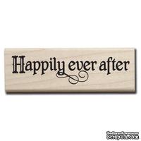 Набор резиновых штампов Hampton Art/7 Gypsies - Happily Ever After, на деревянном блоке - ScrapUA.com
