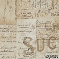 Ткань 100% хлопок - Tim Holtz Eclectic - French-Neutral, 45х55 см - ScrapUA.com