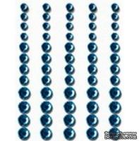 Половинки кристаллов на клеевой основе Queen &amp; Co - Rhinestones Baby Blue, 60 штук - ScrapUA.com
