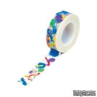Бумажный скотч Queen &amp; Co - Trendy Tape Paint/Rainbow, 1 шт - ScrapUA.com