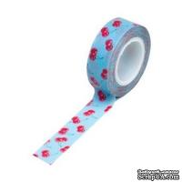 Бумажный скотч Queen &amp; Co - Trendy Tape Cherries,  в вишенки, 1 шт. - ScrapUA.com