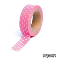 Бумажный скотч Queen &amp; Co - Trendy Tape Polka Dots Pink, 1 шт - ScrapUA.com