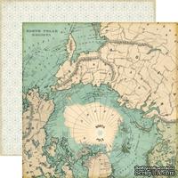 Лист двусторонней бумаги от Echo Park - North Pole Paper