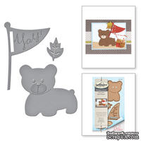 Ножи от Spellbinders - Bear Scout, мишка - ScrapUA.com