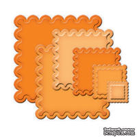 Лезвия от Spellbinders - Classic Scalloped Squares SM, 6 шт - ScrapUA.com